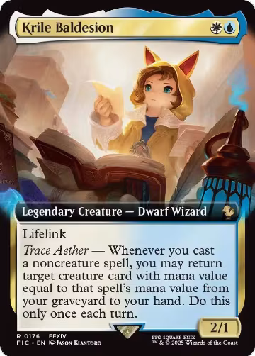 Krile Baldesion (Extended Art) (176), Commander: FINAL FANTASY — Magic card price