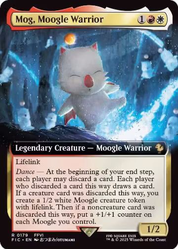Mog, Moogle Warrior (Extended Art) (179), Commander: FINAL FANTASY — Magic card price