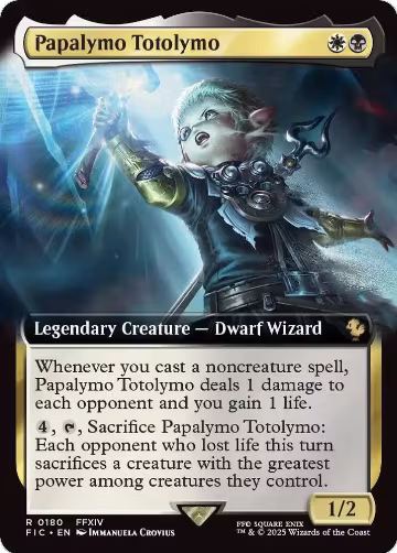 Papalymo Totolymo (Extended Art) (180), Commander: FINAL FANTASY — Magic card price