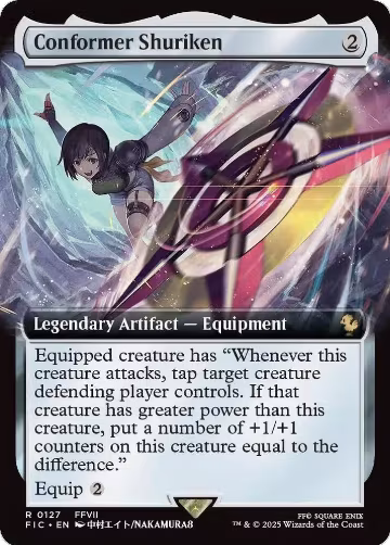 Conformer Shuriken (Extended Art) (127), Commander: FINAL FANTASY — Magic card price