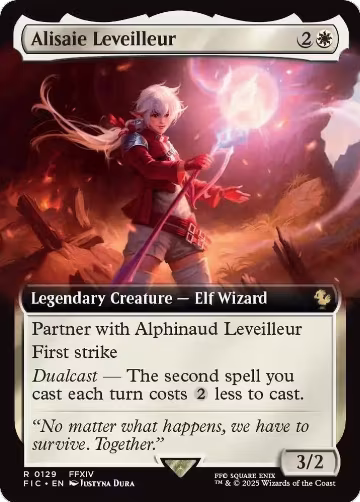 Alisaie Leveilleur (Extended Art) (129), Commander: FINAL FANTASY — Magic card price