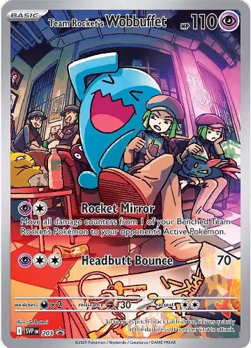 Team Rocket's Wobbuffet (203), Scarlet & Violet Promo Cards — Pokémon card price