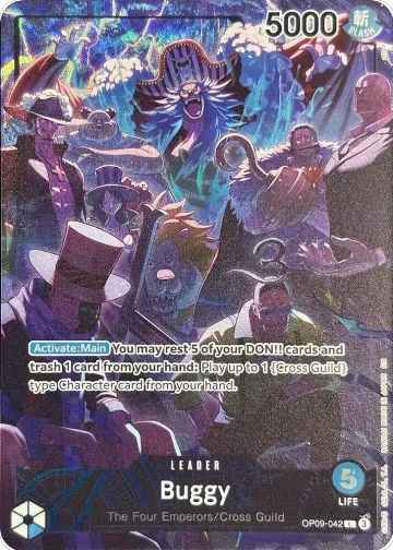 Buggy (English Version 2nd Anniversary Set) (OP09-042), One Piece Promotion Cards — One Piece card price