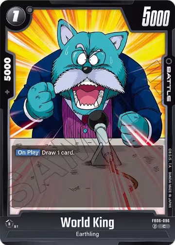 World King (FB06-096), Rivals Clash — DB Fusion card price