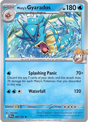 Misty's Gyarados - 049/182 (Non-holo) (049/182), Deck Exclusives — Pokémon card price
