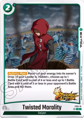 Twisted Morality (FS10-18), Starter Deck 10: Giblet — DB Fusion card price
