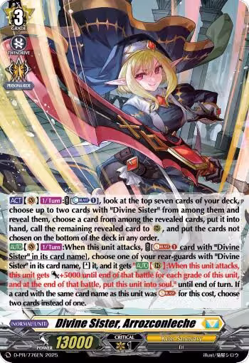 Divine Sister, Arrozconleche (Foil) (D-PR/776EN), D Promo Cards — Vanguard card price