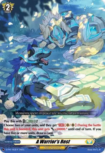 A Warrior's Rest (D-PR/783EN), D Promo Cards — Vanguard card price