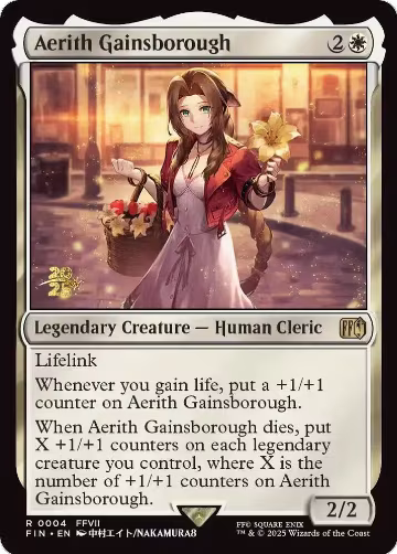 Aerith Gainsborough (4), Prerelease Cards — Magic card price