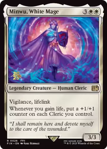 Minwu, White Mage (26), Prerelease Cards — Magic card price