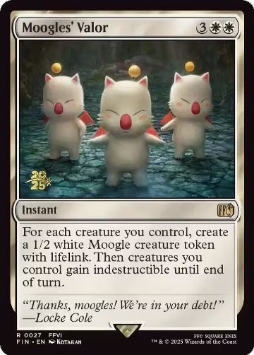 Moogles' Valor (27), Prerelease Cards — Magic card price