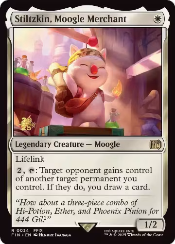 Stiltzkin, Moogle Merchant (34), Prerelease Cards — Magic card price