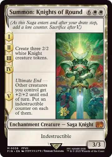 Summon: Knights of Round (36), Prerelease Cards — Magic card price