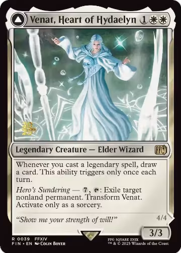Venat, Heart of Hydaelyn (39), Prerelease Cards — Magic card price