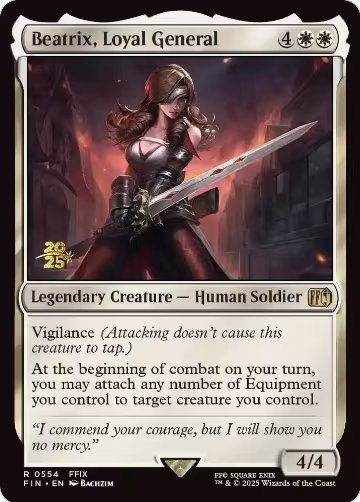 Beatrix, Loyal General (554), Prerelease Cards — Magic card price