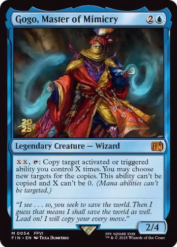 Gogo, Master of Mimicry (54), Prerelease Cards — Magic card price