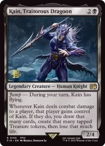 Kain, Traitorous Dragoon (105), Prerelease Cards — Magic card price