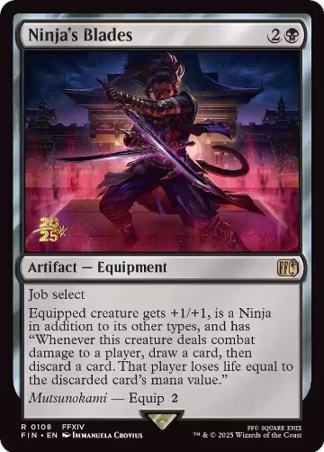Ninja's Blades (108), Prerelease Cards — Magic card price