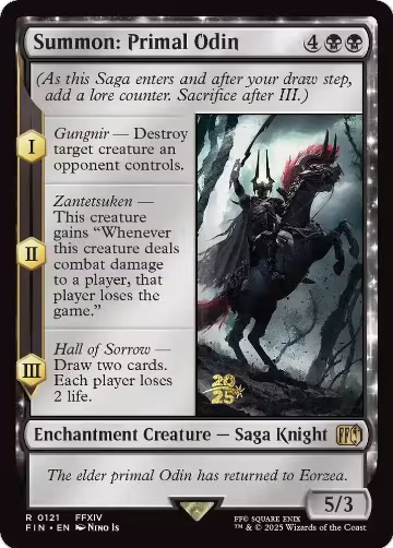 Summon: Primal Odin (121), Prerelease Cards — Magic card price