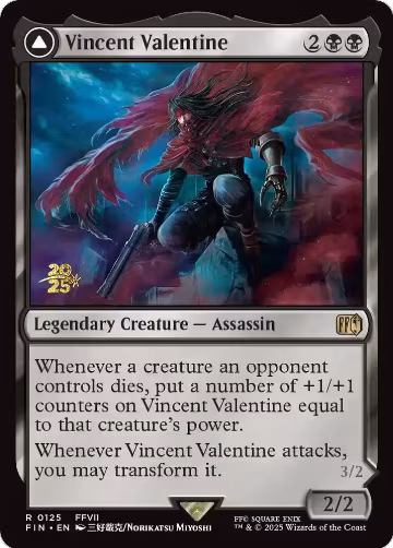 Vincent Valentine (125), Prerelease Cards — Magic card price