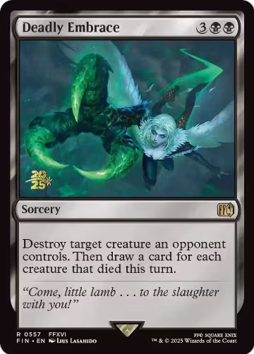 Deadly Embrace (557), Prerelease Cards — Magic card price