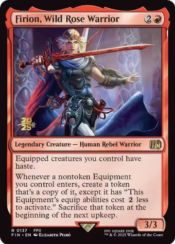 Firion, Wild Rose Warrior (137), Prerelease Cards — Magic card price
