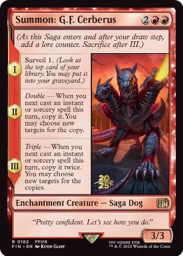 Summon: G.F. Cerberus (162), Prerelease Cards — Magic card price