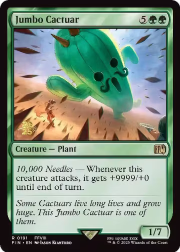 Jumbo Cactuar (191), Prerelease Cards — Magic card price