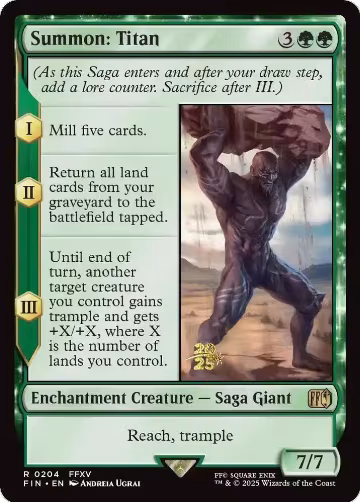 Summon: Titan (204), Prerelease Cards — Magic card price