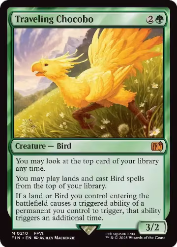 Traveling Chocobo (210), Prerelease Cards — Magic card price