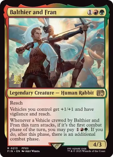 Balthier and Fran (213), Prerelease Cards — Magic card price