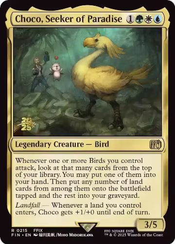 Choco, Seeker of Paradise (215), Prerelease Cards — Magic card price