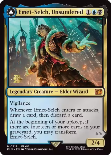 Emet-Selch, Unsundered (218), Prerelease Cards — Magic card price