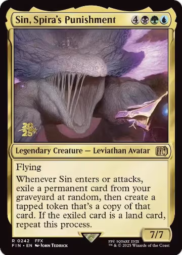 Sin, Spira's Punishment (242), Prerelease Cards — Magic card price