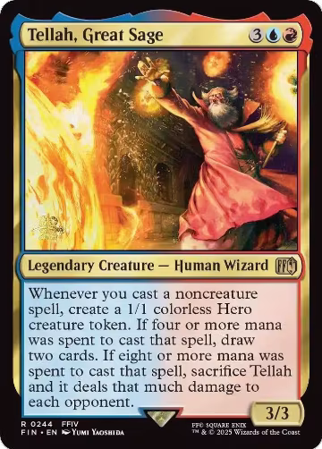 Tellah, Great Sage (244), Prerelease Cards — Magic card price