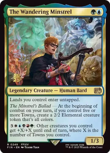 The Wandering Minstrel (249), Prerelease Cards — Magic card price