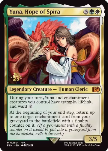 Yuna, Hope of Spira (250), Prerelease Cards — Magic card price