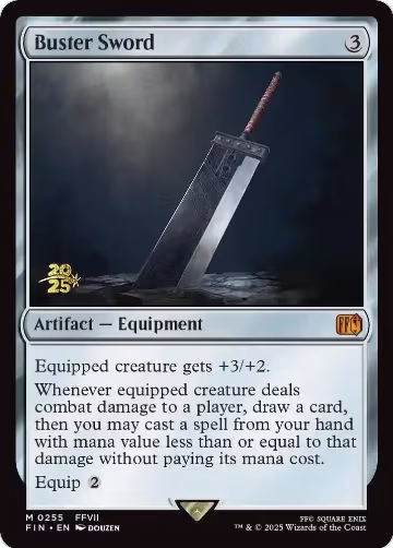 Buster Sword (255), Prerelease Cards — Magic card price