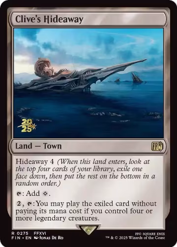 Clive's Hideaway (275), Prerelease Cards — Magic card price
