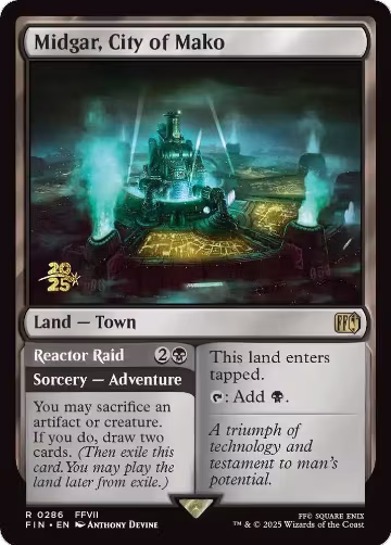 Midgar, City of Mako (286), Prerelease Cards — Magic card price