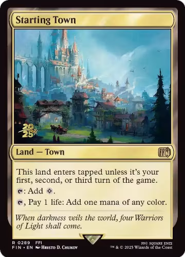 Starting Town (289), Prerelease Cards — Magic card price