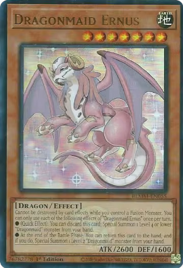 Dragonmaid Ernus (BLMM-EN055), Battles of Legend: Monster Mayhem — Yu-Gi-Oh! card price