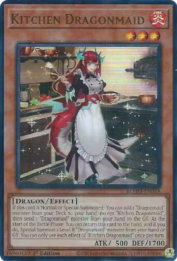 Kitchen Dragonmaid (BLMM-EN058), Battles of Legend: Monster Mayhem — Yu-Gi-Oh! card price