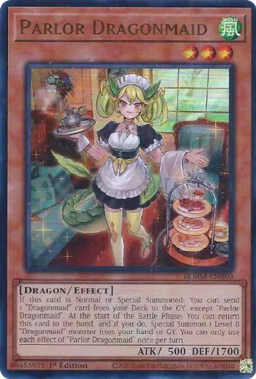 Parlor Dragonmaid (BLMM-EN060), Battles of Legend: Monster Mayhem — Yu-Gi-Oh! card price