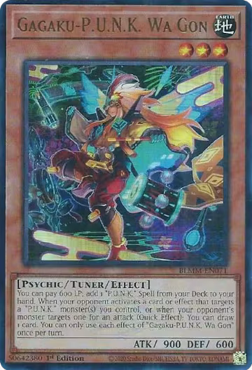 Gagaku-P.U.N.K. Wa Gon (BLMM-EN071), Battles of Legend: Monster Mayhem — Yu-Gi-Oh! card price