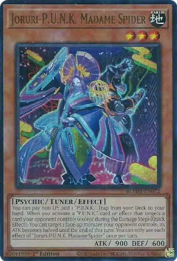 Joruri-P.U.N.K. Madame Spider (BLMM-EN072), Battles of Legend: Monster Mayhem — Yu-Gi-Oh! card price