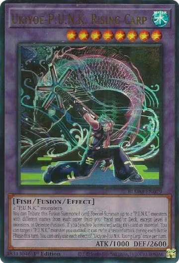 Ukiyoe-P.U.N.K. Rising Carp (BLMM-EN079), Battles of Legend: Monster Mayhem — Yu-Gi-Oh! card price