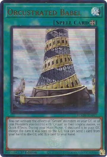 Orcustrated Babel (BLMM-EN097), Battles of Legend: Monster Mayhem — Yu-Gi-Oh! card price