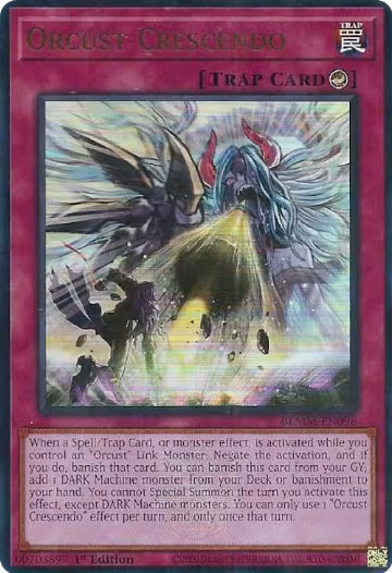 Orcust Crescendo (BLMM-EN098), Battles of Legend: Monster Mayhem — Yu-Gi-Oh! card price