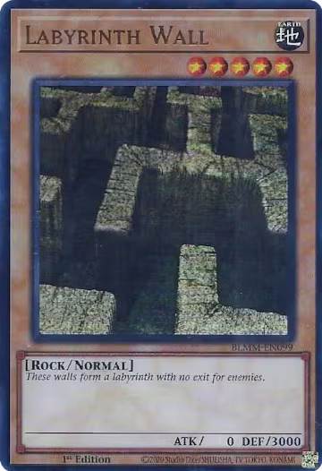 Labyrinth Wall (BLMM-EN099), Battles of Legend: Monster Mayhem — Yu-Gi-Oh! card price